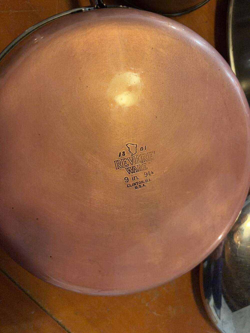 Vintage Revere Ware Copper Clad Stainless Steel Cookware 10pc set - Picture 2 of 10
